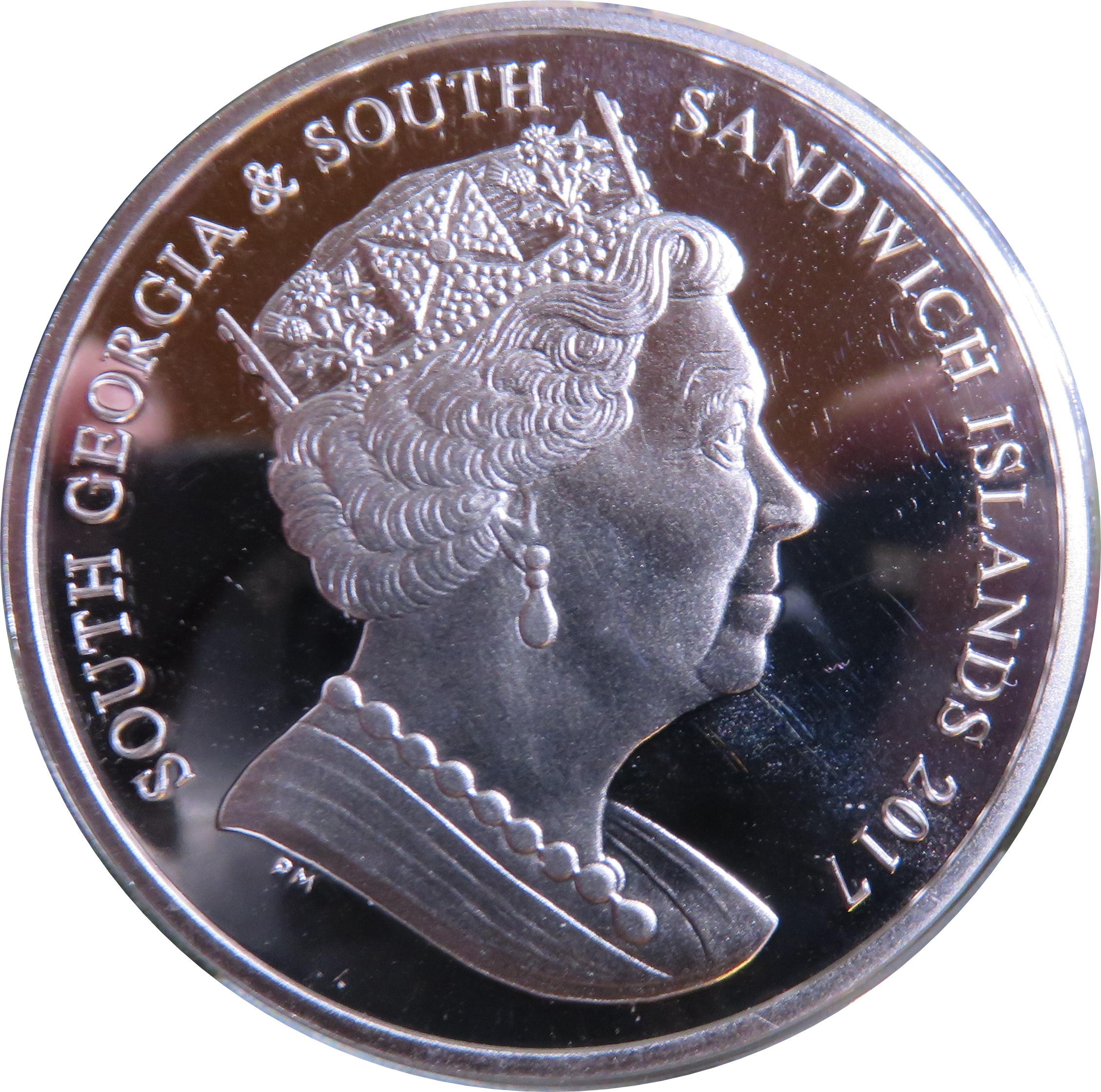 South Georgia and the South Sandwich Islands 2 Pounds - Elizabeth II Centenary of the Imperial Trans-Antarctic Expedition: The Endurance obverse