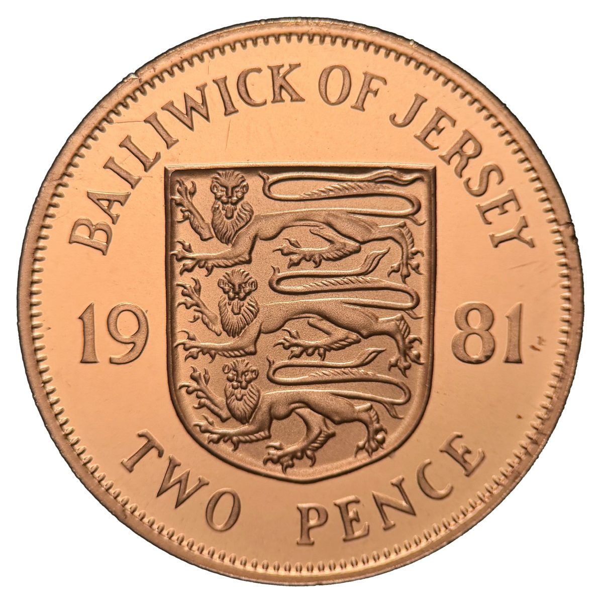 Jersey 2 Pence - Elizabeth II 2nd portrait reverse