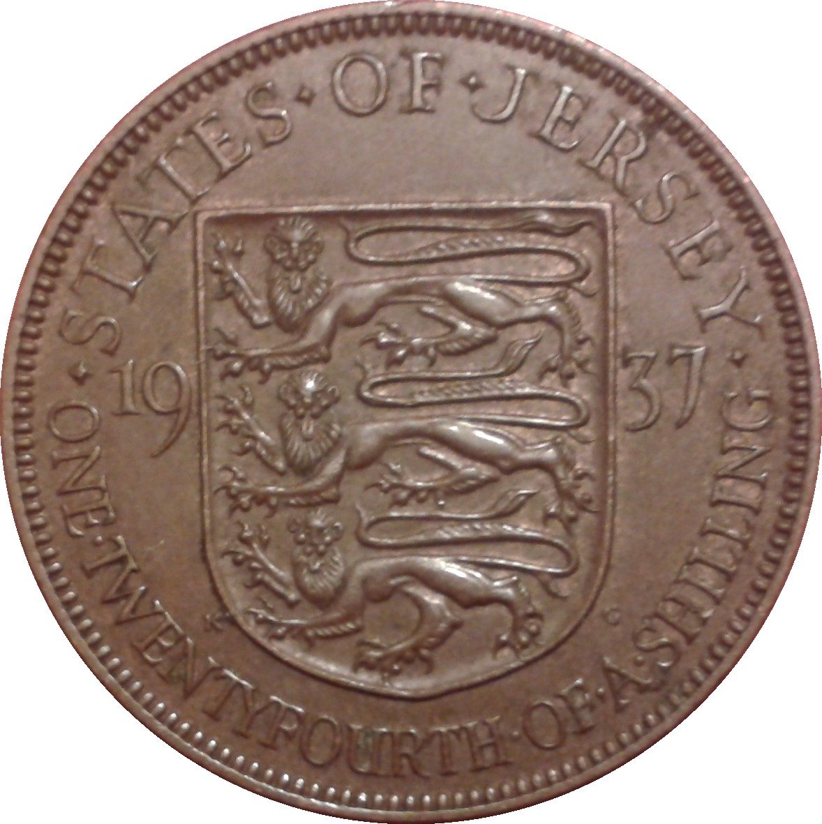 Jersey 1/24 Shilling - George VI