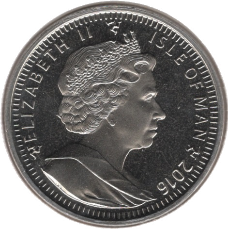 Isle of Man 1 Crown - Elizabeth II Havana Brown Cat obverse