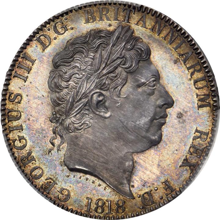 1 Crown - George III Pattern obverse