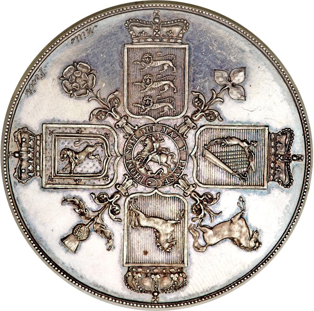1 Crown - George III Pattern reverse