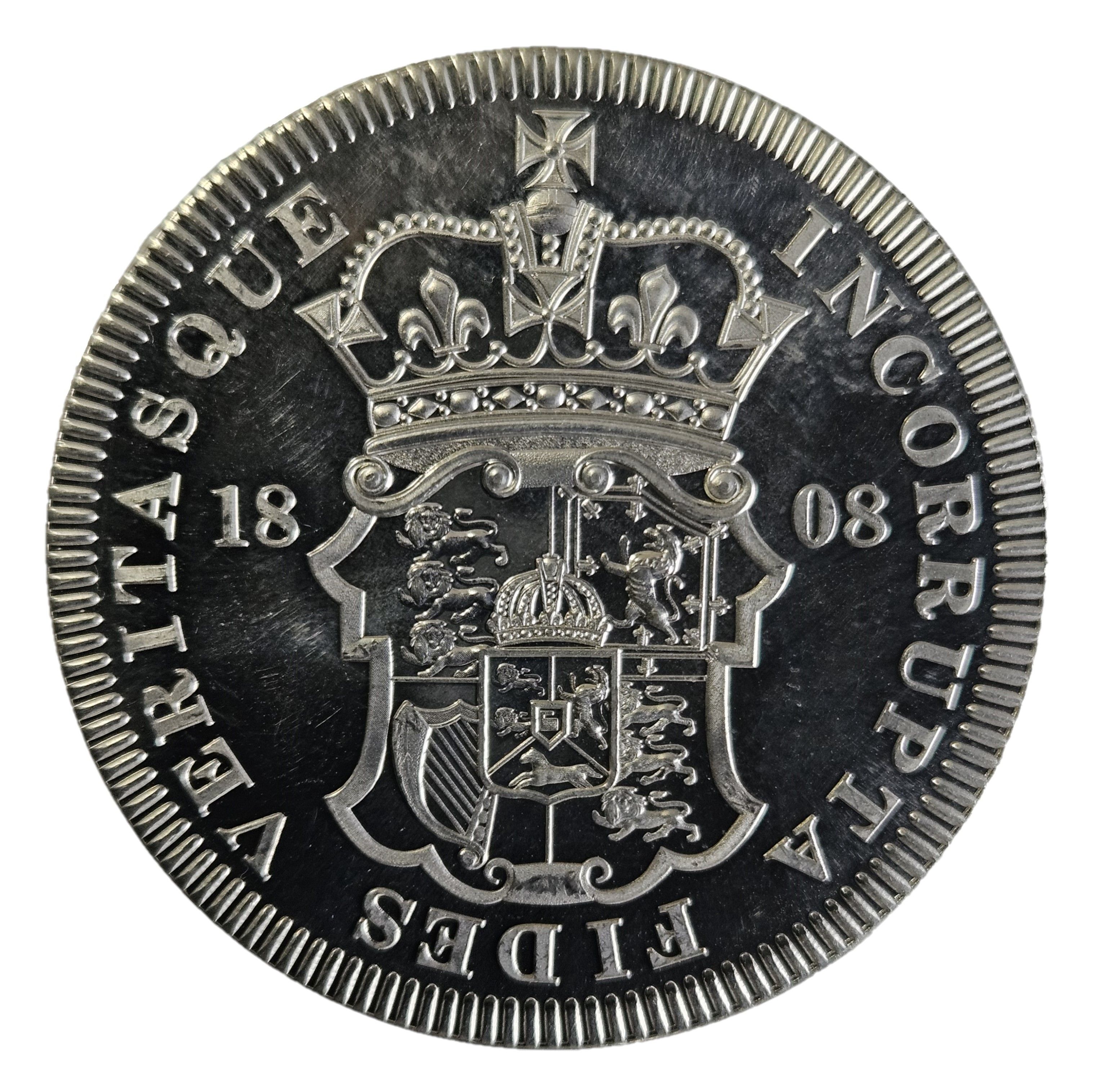 1 Crown - George III Pewter reverse