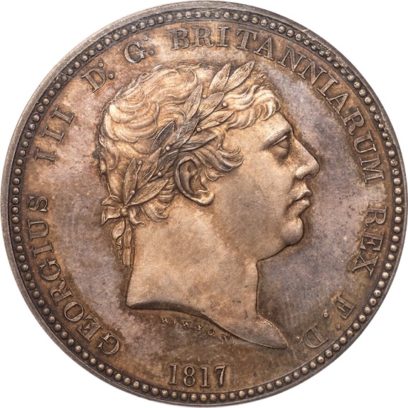 1 Crown - George III 'Three Graces' Pattern obverse