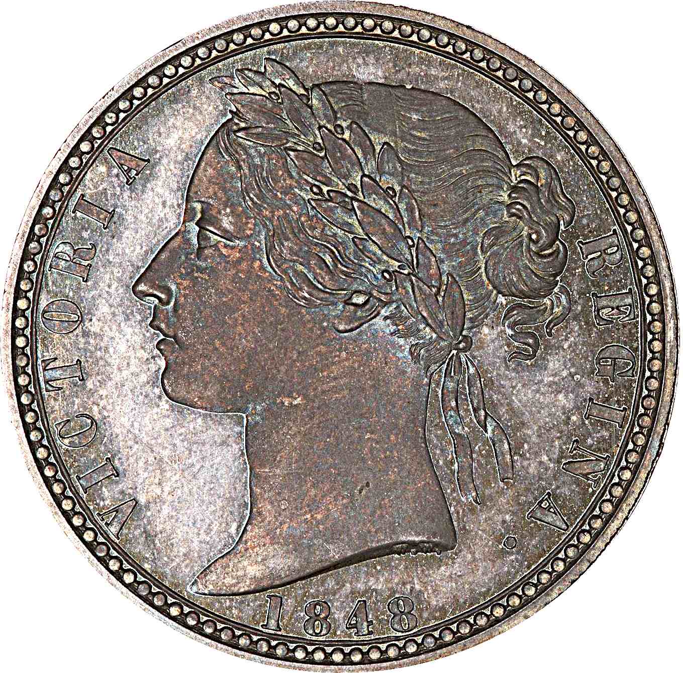 1 Decade - Victoria Pattern obverse