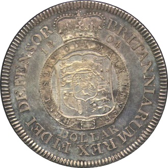 1 Dollar - George III Pattern reverse