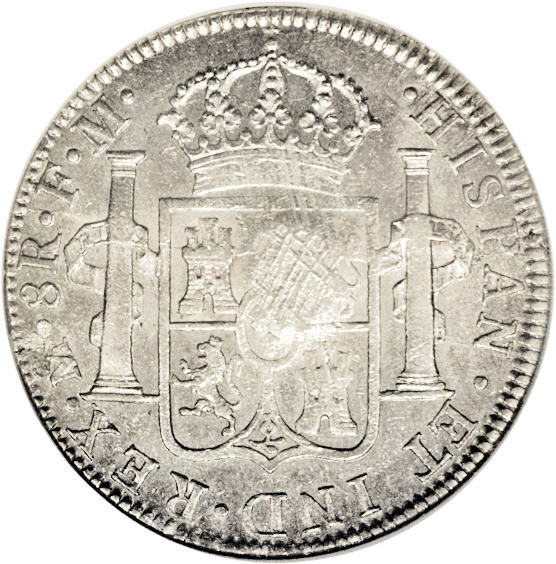 1 Dollar - George III Type I countermark; oval reverse