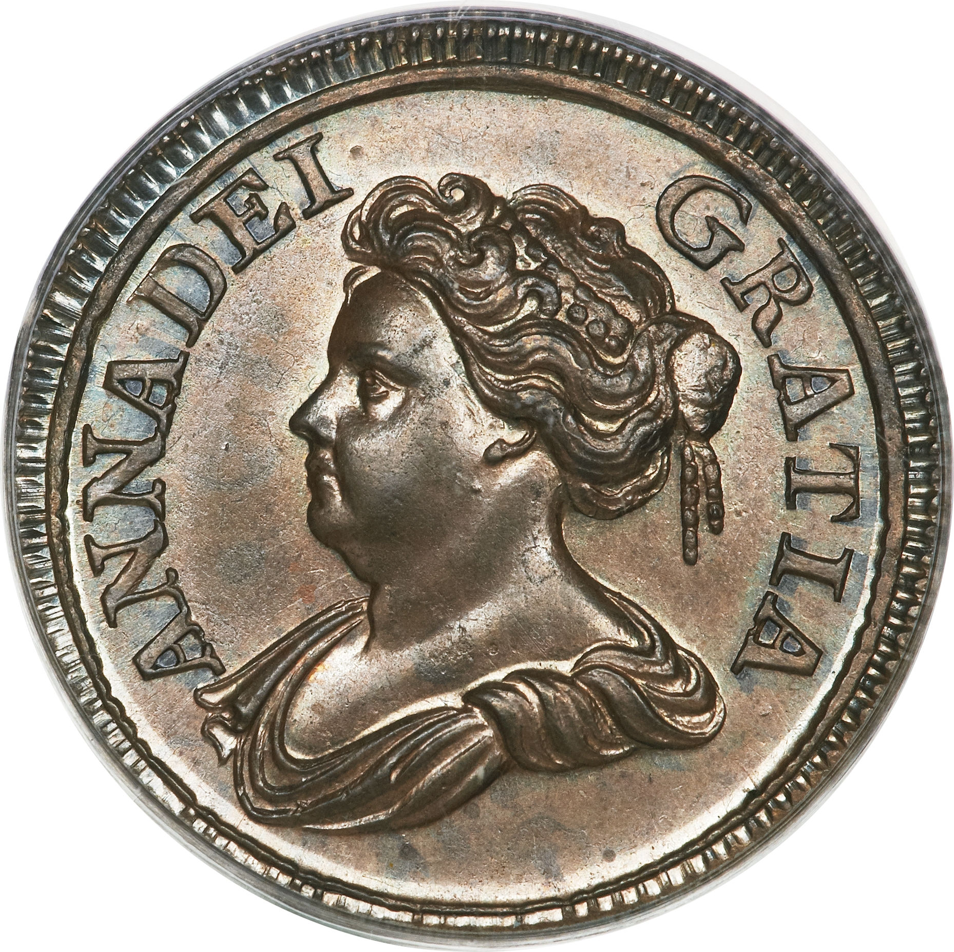 1 Farthing - Anne obverse