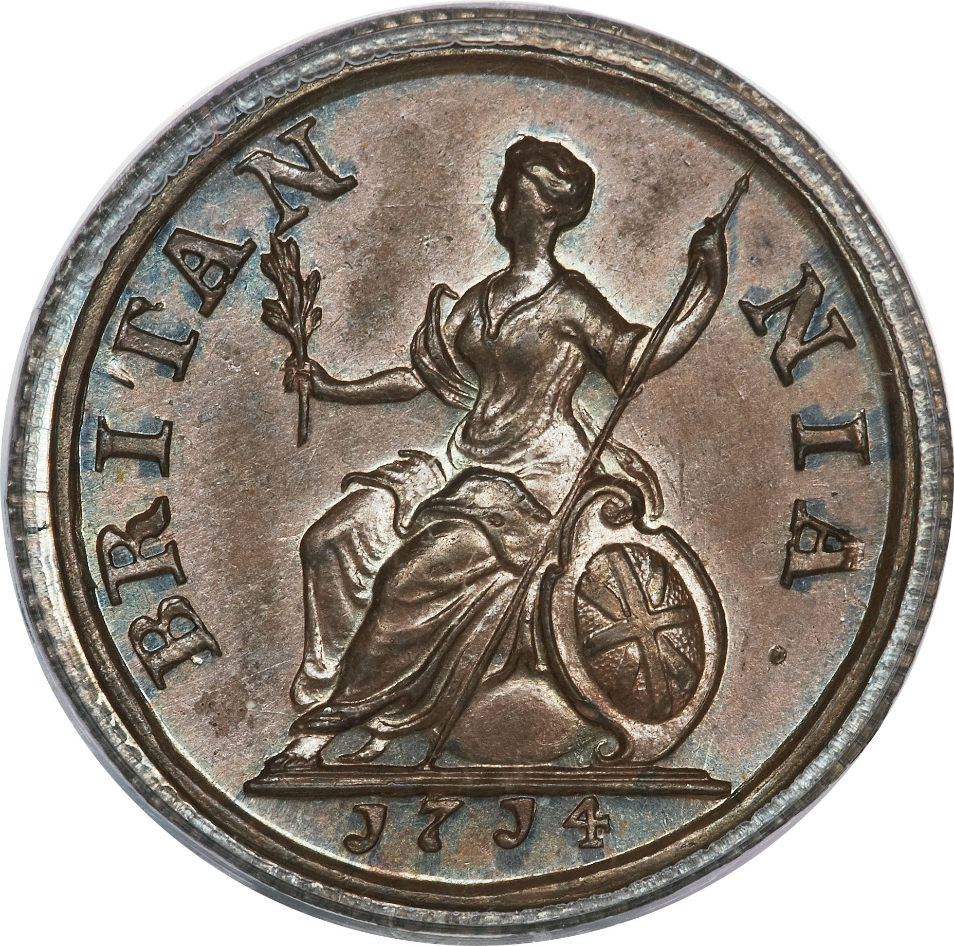 1 Farthing - Anne reverse