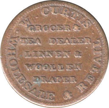 1 Farthing Cambridgeshire - Chatteris / W. Curtis reverse