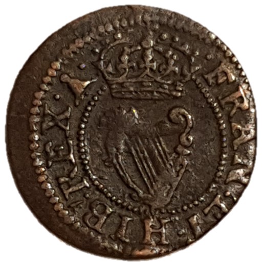 1 Farthing - Charles I Maltravers issue; types 1-3 reverse