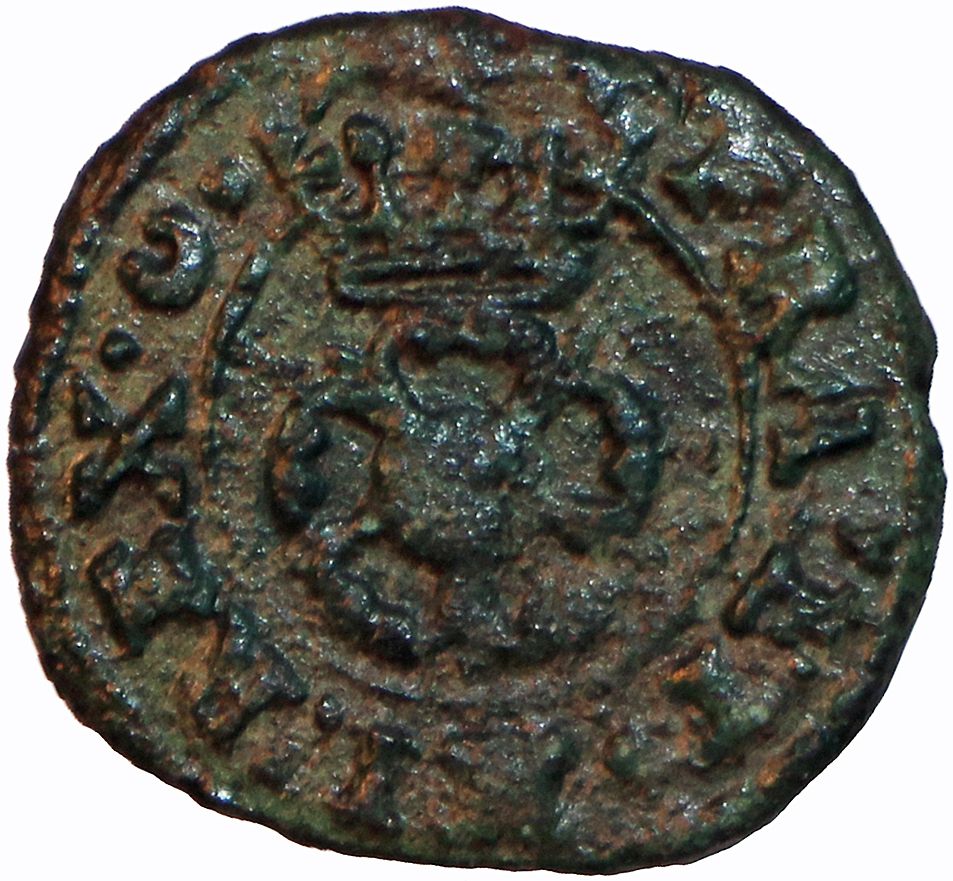 1 Farthing - Charles I Rose issue; mules of types 4a and 4b reverse