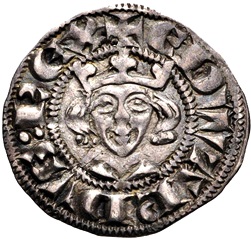 1 Farthing - Edward I Class 1a obverse