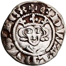 1 Farthing - Edward I Class 1c obverse