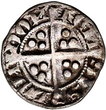 1 Farthing - Edward I Class 1c reverse