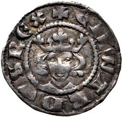 1 Farthing - Edward I Class 2 obverse