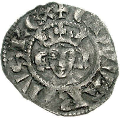 1 Farthing - Edward I Class 3c obverse