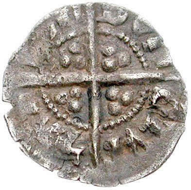 1 Farthing - Edward I Class 9b reverse