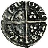 1 Farthing - Edward III 2nd coinage; London reverse