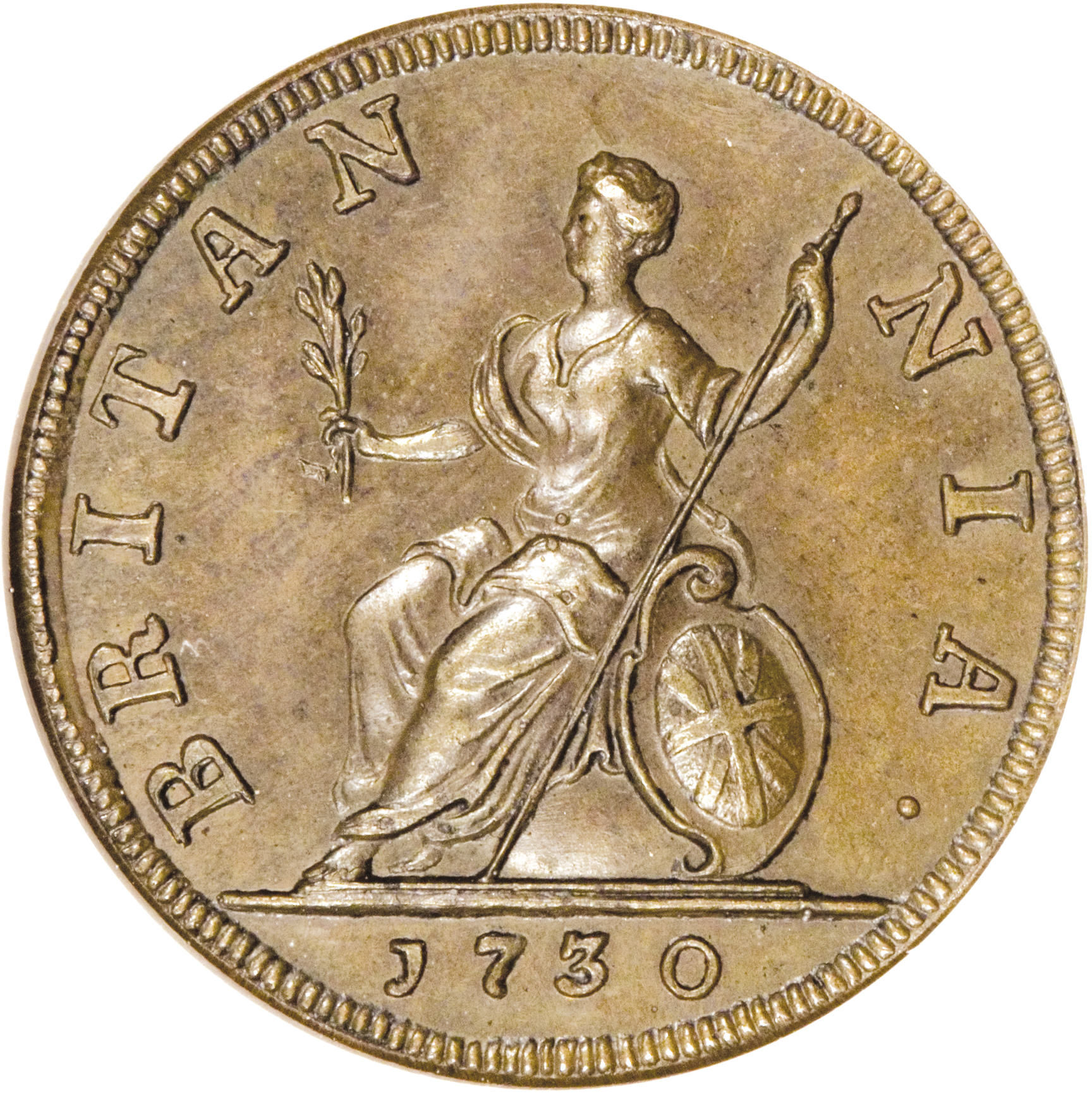 1 Farthing - George II young bust reverse