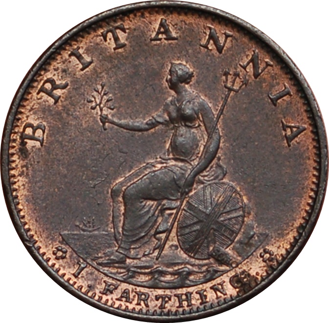 1 Farthing - George III 3rd issue reverse