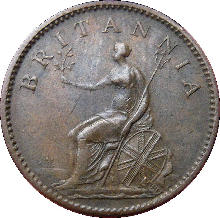 1 Farthing - George III 4th issue reverse