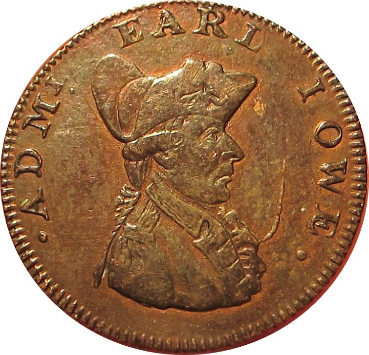 1 Farthing Hampshire - Southampton / Admiral Earl Howe obverse