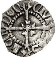 1 Farthing - Henry VIII 1st coinage; London reverse