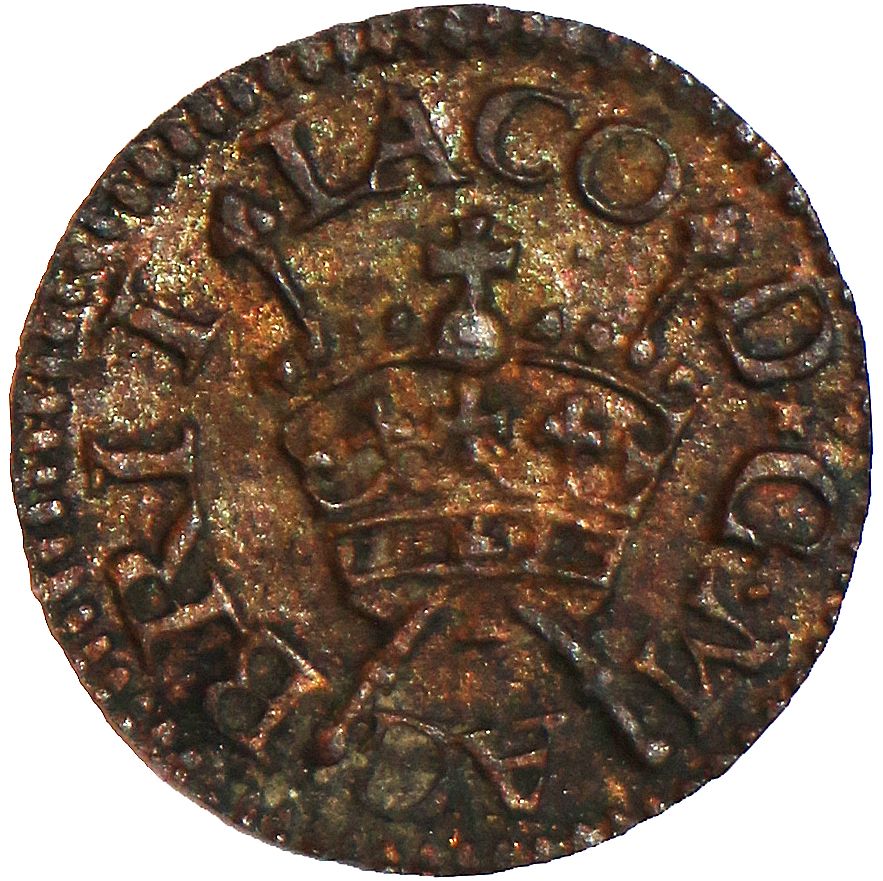 1 Farthing - James I Harington issue; type 1b obverse