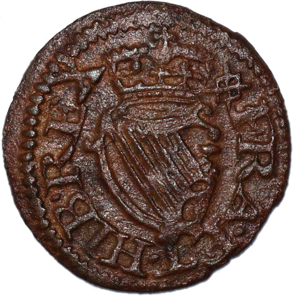 1 Farthing - James I Harington issue; type 1c reverse