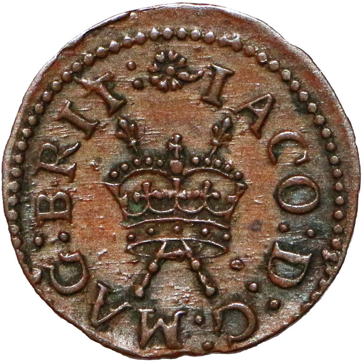 1 Farthing - James I Lennox issue; type 2 obverse