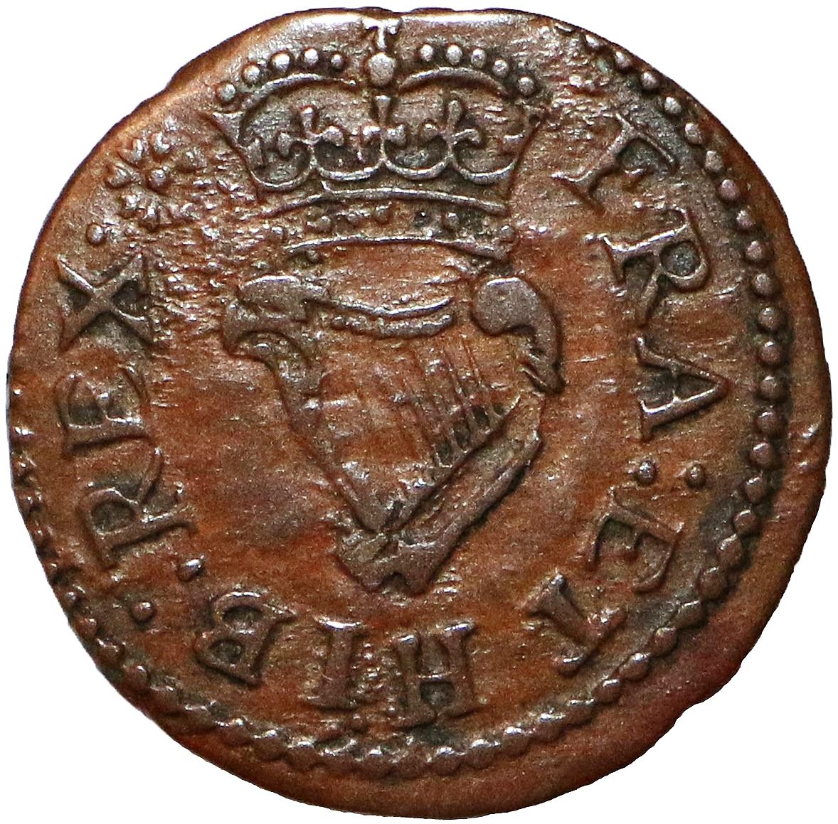 1 Farthing - James I Lennox issue; type 2