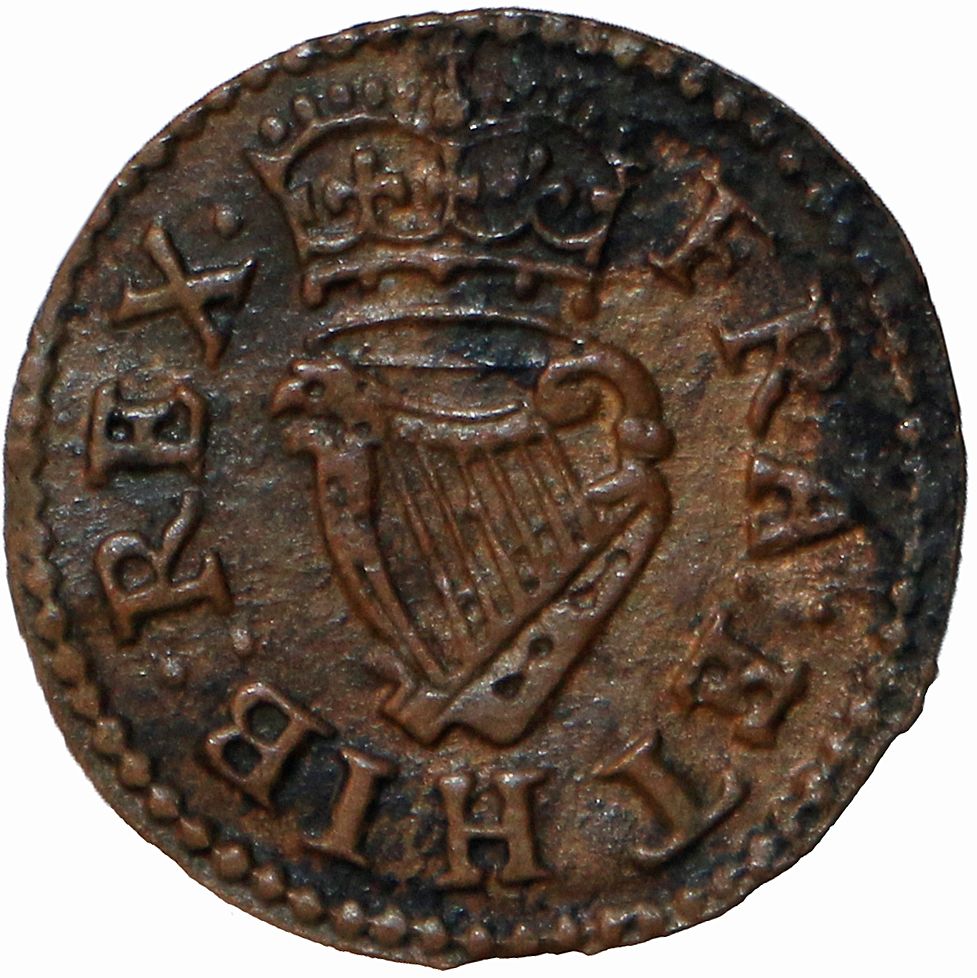 1 Farthing - James I Lennox issue; type 3 reverse