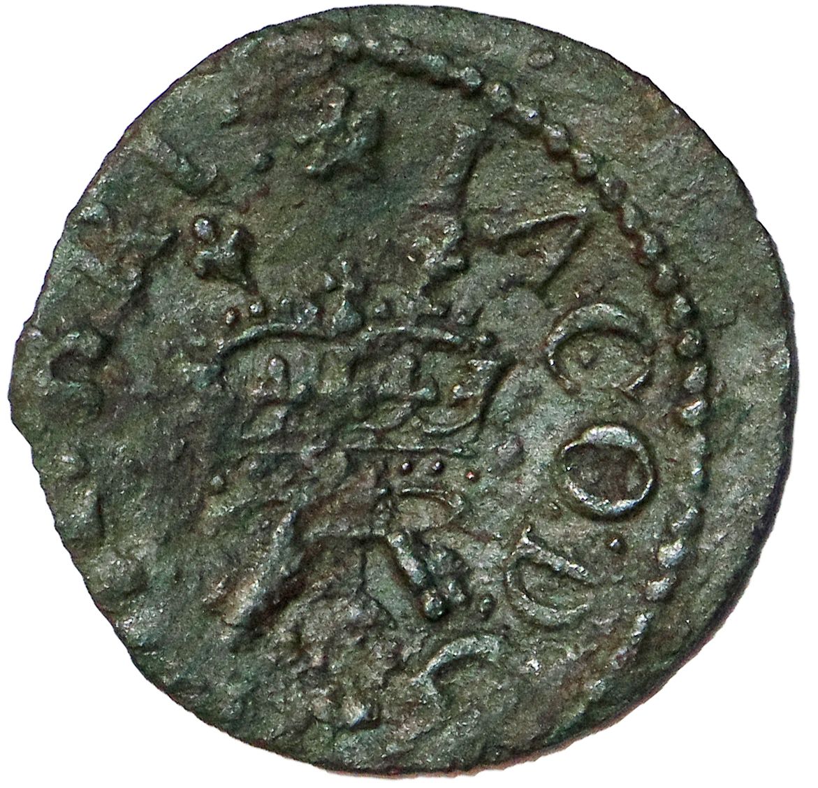 1 Farthing - James I Lennox issue; type 4 obverse