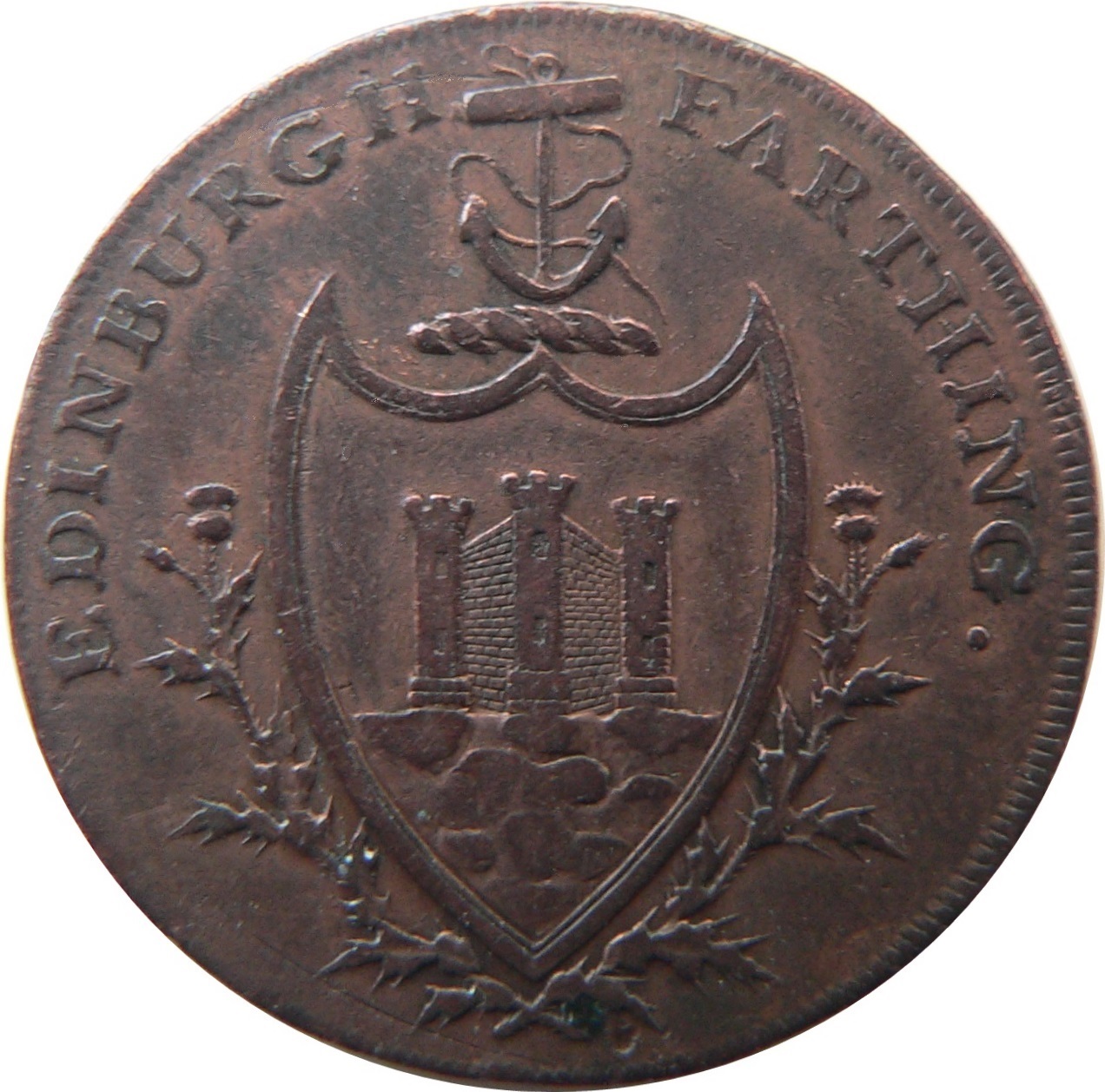 1 Farthing Lothian - Edinburgh / St Andrew reverse