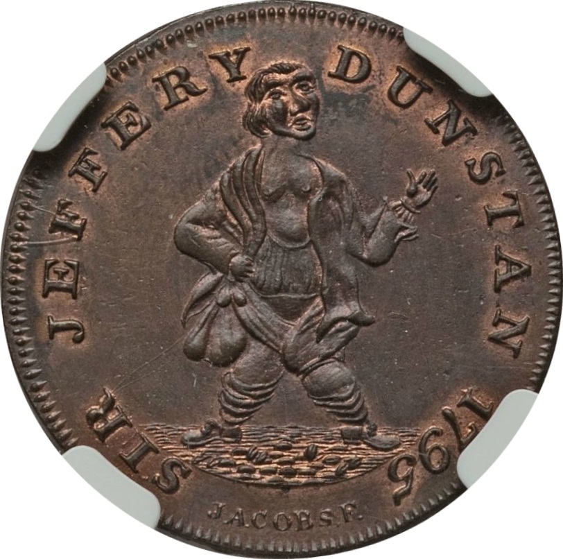 1 Farthing Middlesex - Denton's / Sir Jeffery Dunstan reverse
