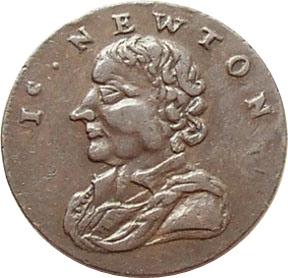 1 Farthing Middlesex - Social Series / Newton obverse
