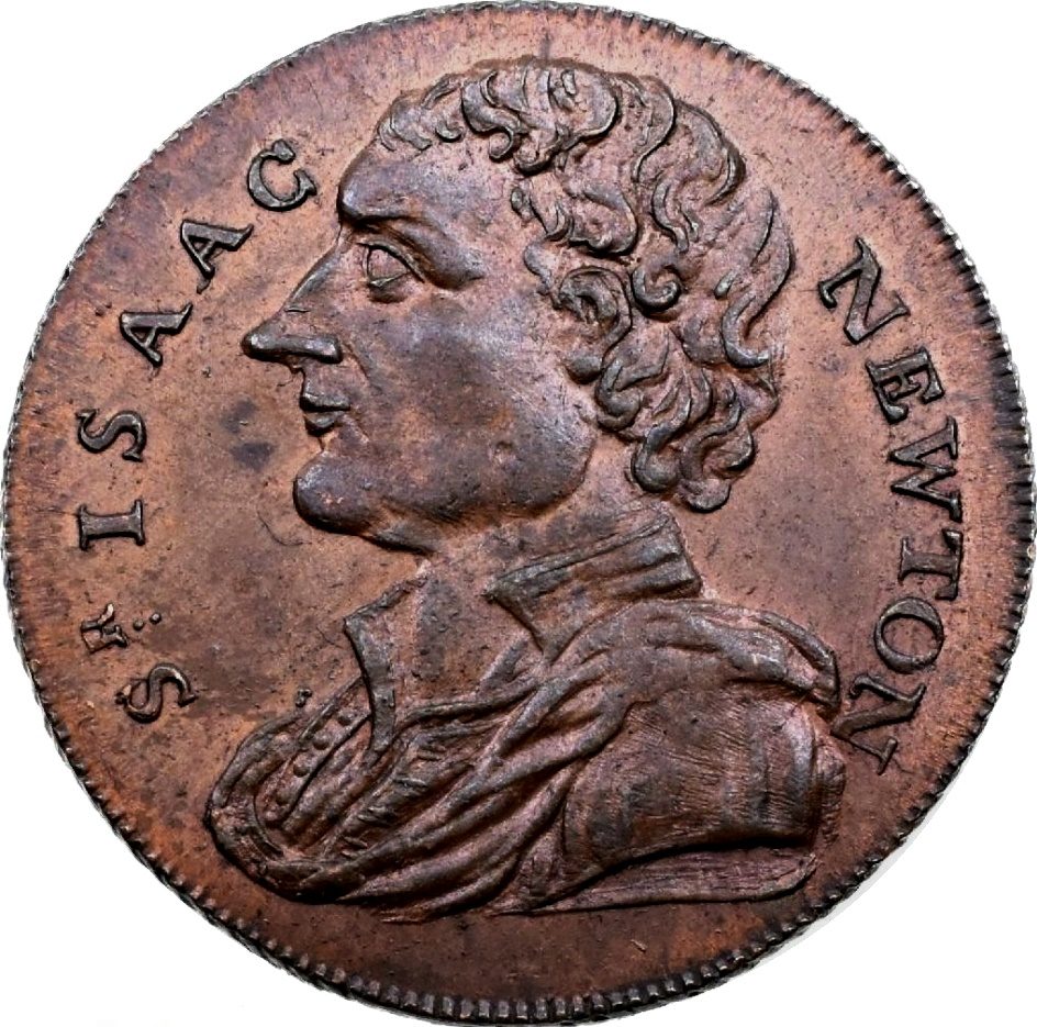 1 Farthing Middlesex - Social Series / Newton obverse
