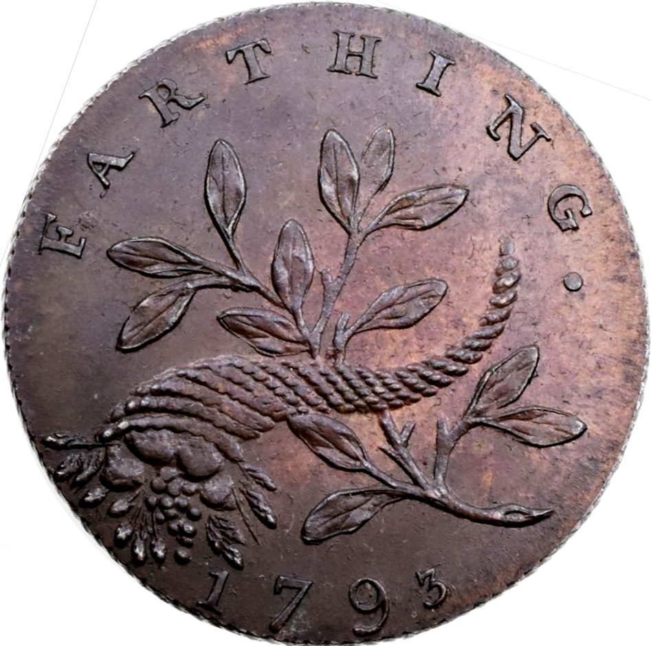 1 Farthing Middlesex - Social Series / Newton reverse