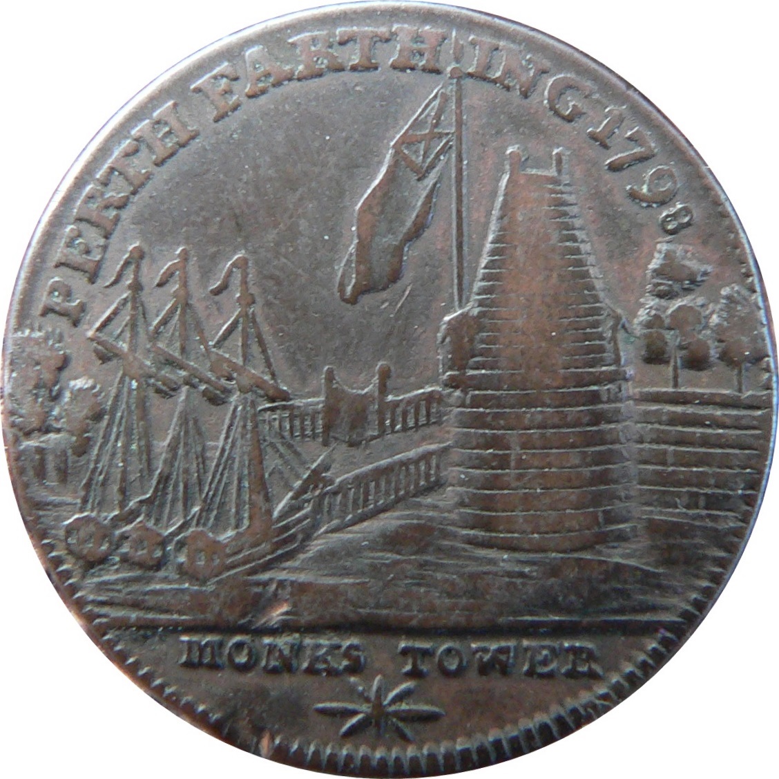 1 Farthing Perth - Monks Tower obverse