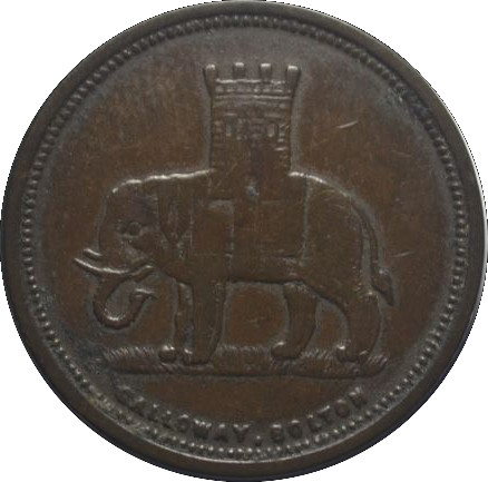 1 Farthing - T.B Bolton obverse
