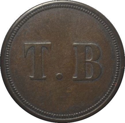 1 Farthing - T.B Bolton reverse