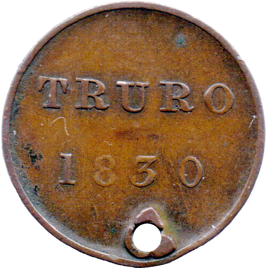 1 Farthing Truro Theatre reverse