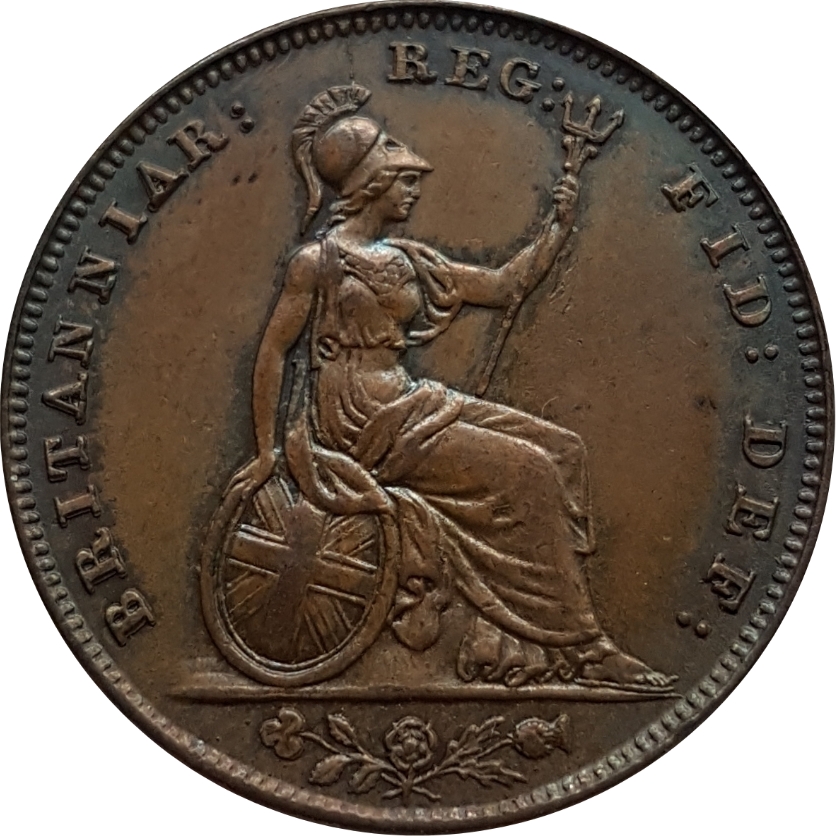 1 Farthing - Victoria 1st portrait reverse