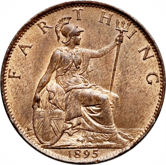 1 Farthing - Victoria 3rd portrait reverse