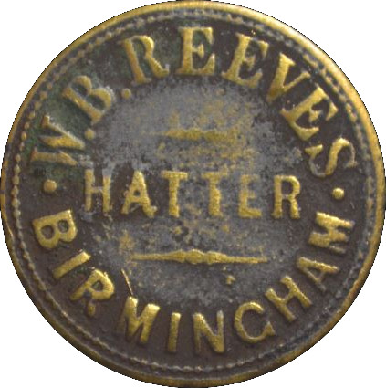1 Farthing - Victoria W. B. Reeves; Birmingham reverse