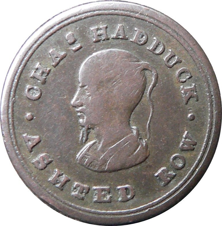 1 Farthing Warwickshire - Birmingham / Hadduck obverse