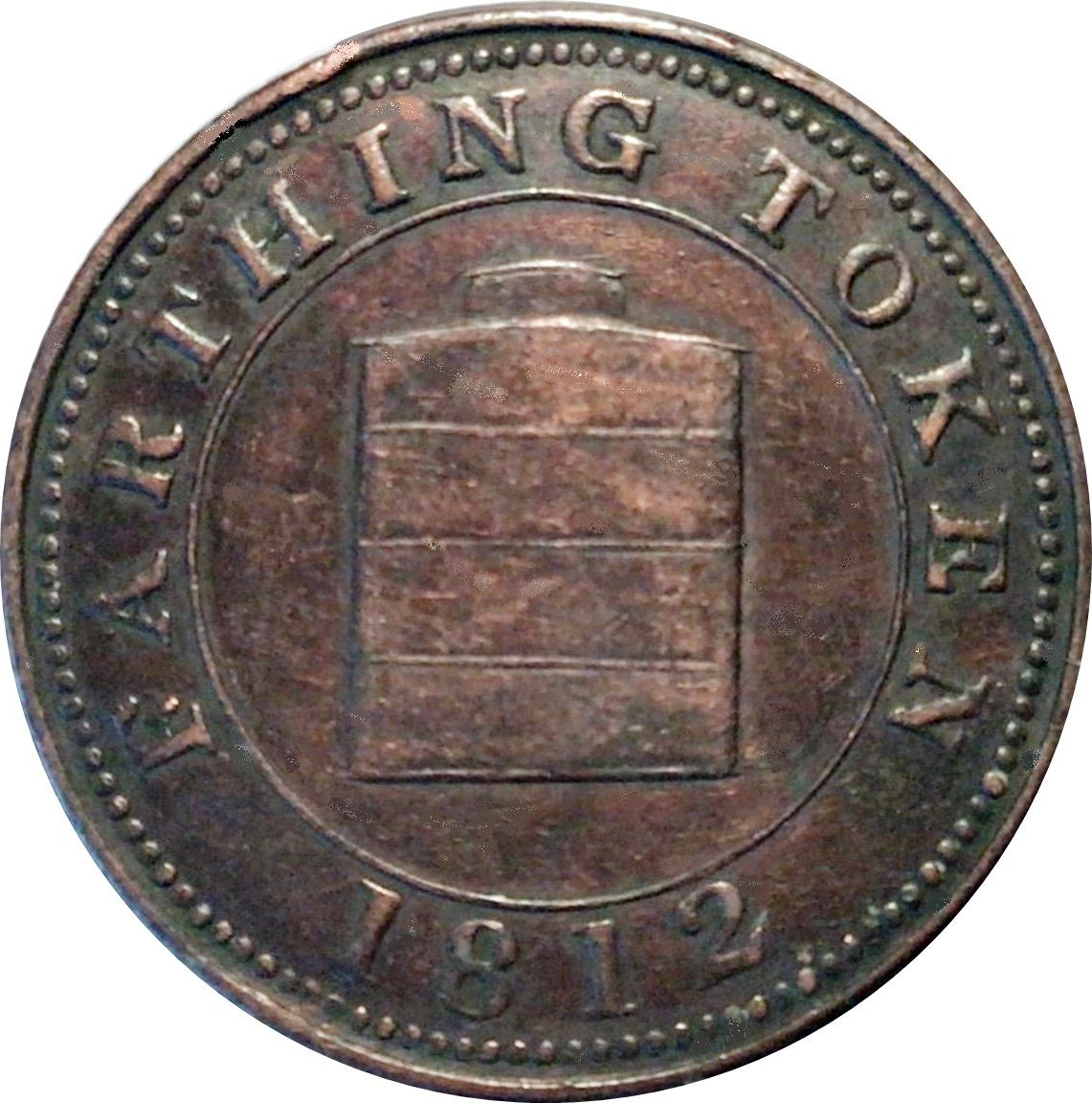 1 Farthing Whitehaven - William Kitchin reverse