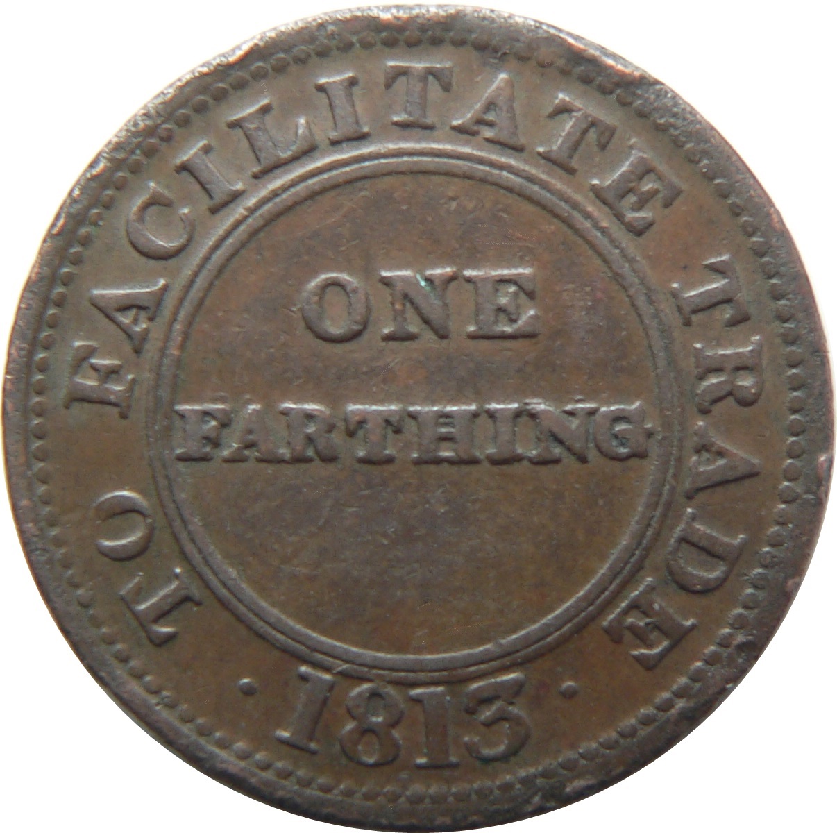 1 Farthing Worcestershire - Worcester / J. Knapp Jnr reverse