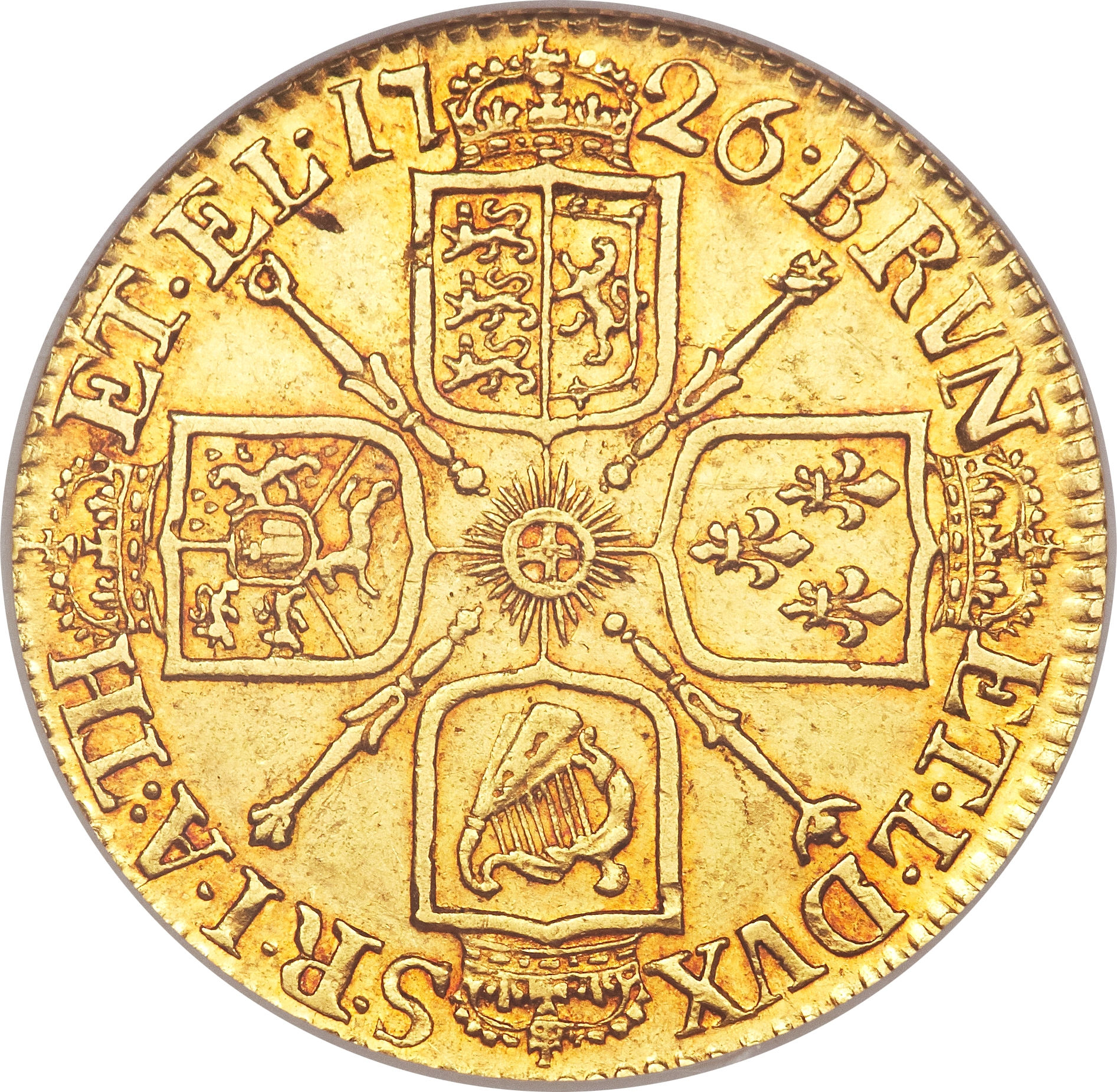 1 Guinea - George I 5th portrait reverse